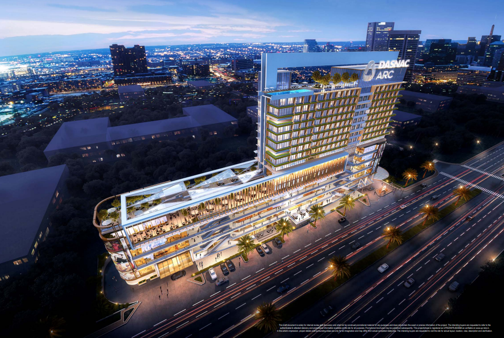 DASNAC ARC Main Building Front Elevation Render